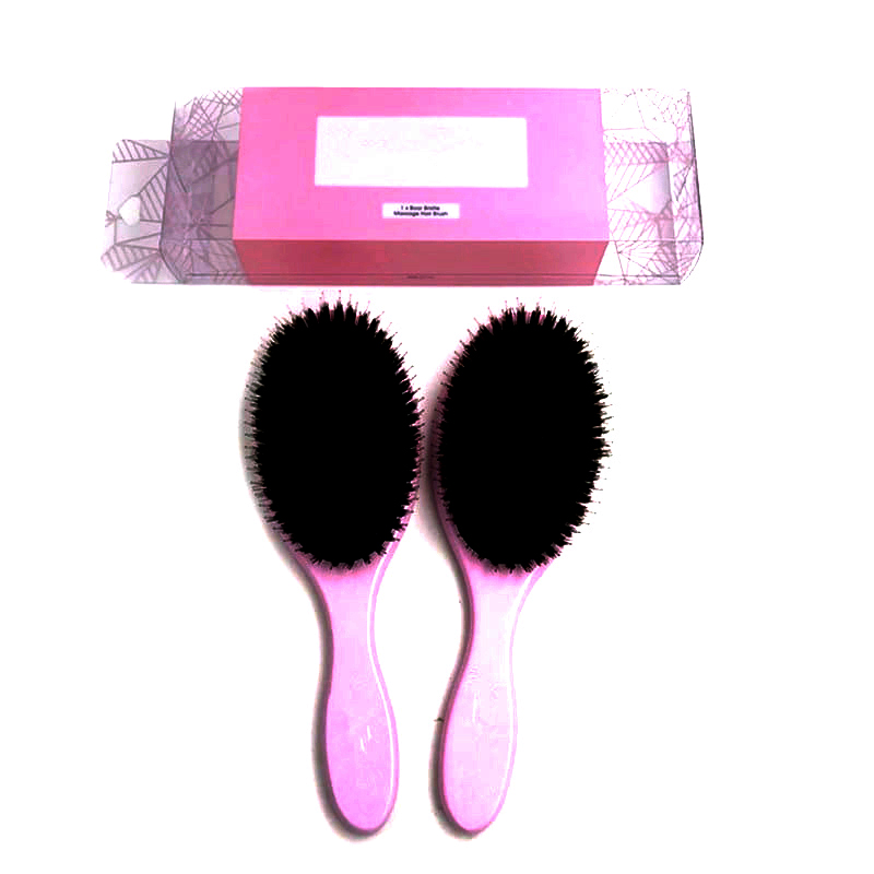Corrugated Gl Sheet Boar Bristle Round Brush -
 Professional Wooden Handle Hair Brush Boar Bristle Hair Brush – QiLin