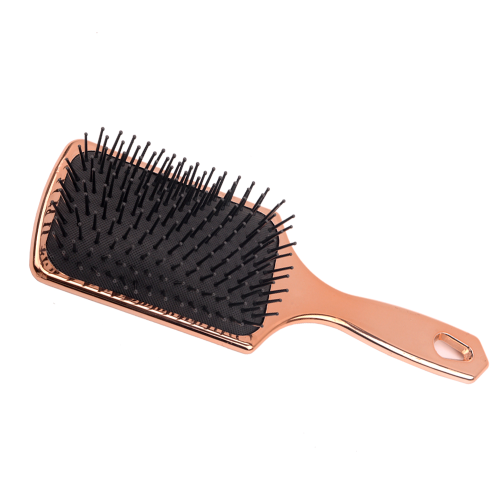 Electroplating Paddle Cushion Detangling Hair Brush – AB246 Featured Image