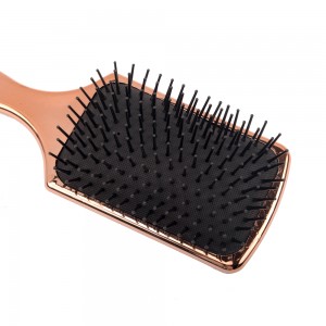 Electroplating Paddle Cushion Detangling Hair Brush – AB246