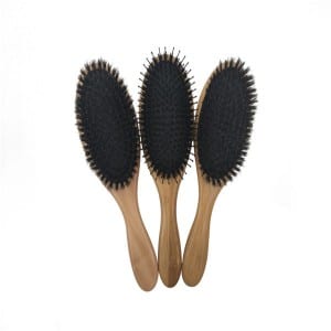 Hot Selling for Hot Sale Hair Styling Vented Paddle Hair Brush With Full Boar Bristle Pins