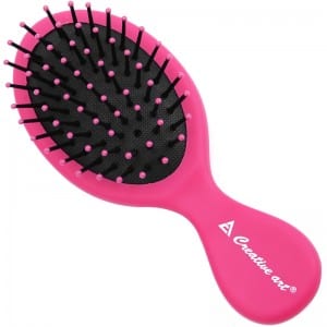 High quality popular fashionable wet plastic mini detangling hair brush