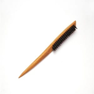 Hair styling teasing brush wooden hair brush