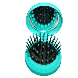 High reputation Compact Foldable Hair Brush With Mirror