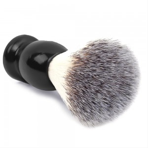 High Quality Hot Sale Wood Handle Shaving Brush Nylon Bristle Hair Shaving Brush