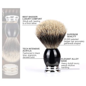 Heavy Duty Handle Best Badger Bristle Hair Men Beard Makeup Shaving Brush
