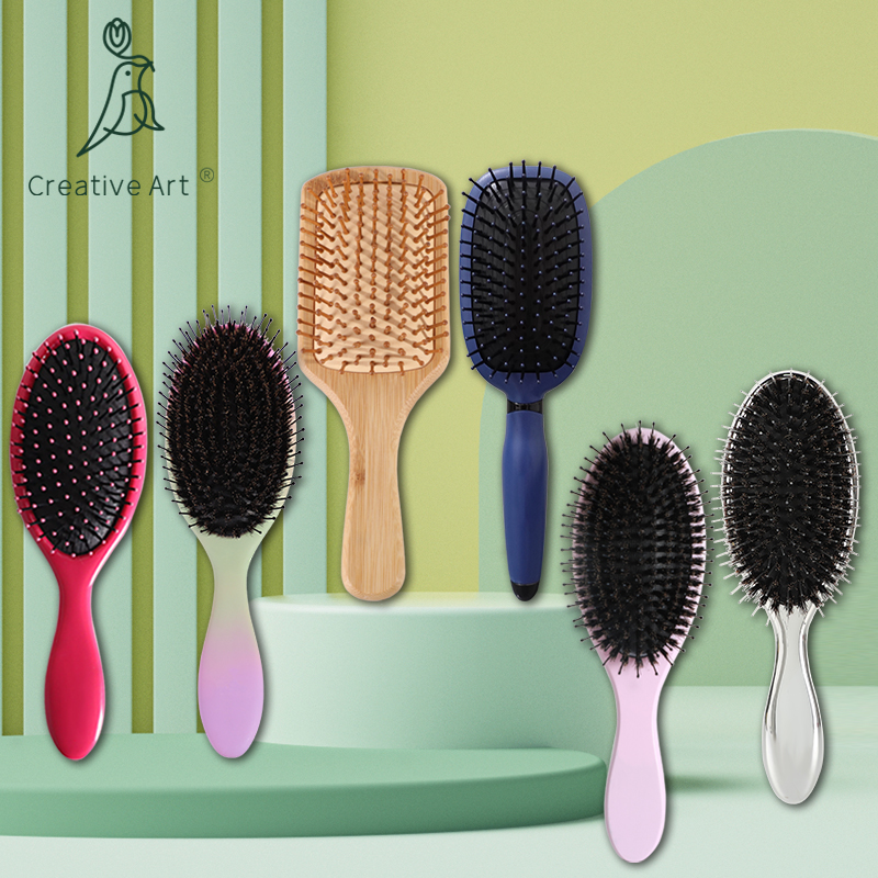 Bamboo and plastic hair brush Featured Image